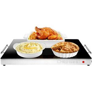 Electric Warming Tray with Adjustable Temperature Control, Perfect For Buffets